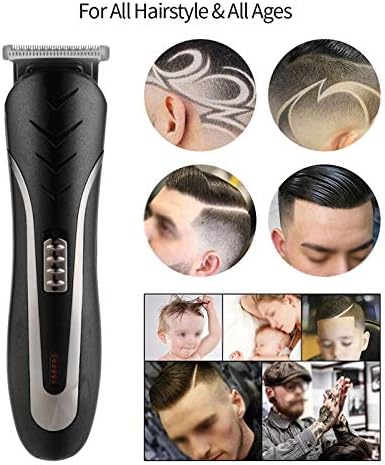 LAMN CAIL CABELO ELÉTRICO CLIPPER RAZOR RAZOR RAZOR NAREILHA TRIMMER ARMAÇÃO Limite de pente Limite de pente Conjunto de beleza