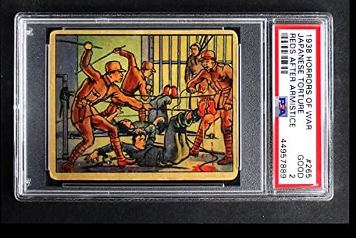 1938 Horrores da guerra 265 Japs torture Reds APÓS ARMISTICE PSA PSA 2.00