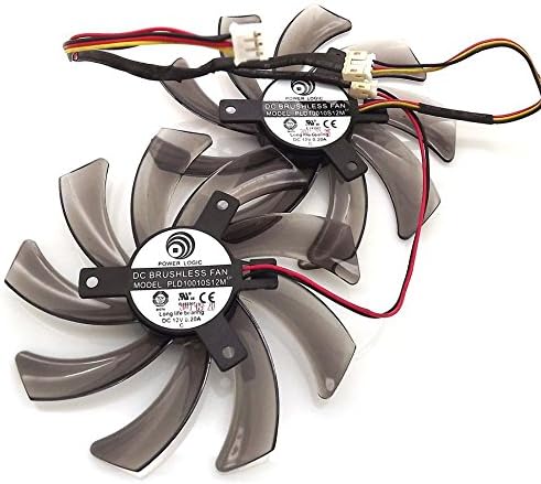 Fã de resfriamento da placa de vídeo de substituição do tebuyus para GVN550WF2 N56GOC R777OC R667D3 GV-N650OC-1GL 2GL