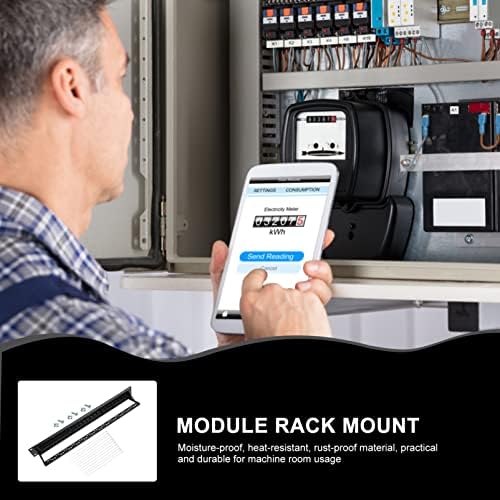 Mobestech RJ45 Conectores RJ45 conectores de rede Rack Rack Patch Panel 24- Porta Rede de portas Rack- MONTAGEM RACK