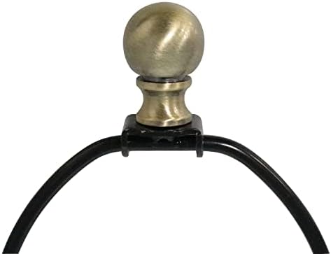 Lâmpada de bola Yhxixi Finial, botão de bola de metal de 1-1/2 polegada para lâmpada padrão, lâmpada de piso, lâmpada de mesa,