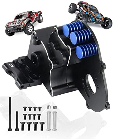 Caixa de transmissão de alumínio Atualizações da caixa de engrenagens Parte para 1/10 Traxxas Slash 2WD VXL, Rustler VXL 2WD, Stampede