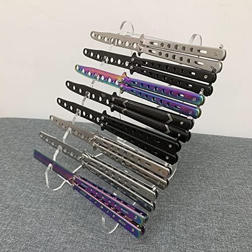 Wanlian High Transparency Knife Stand Stand Acrílico Stand Stand Storage Tool