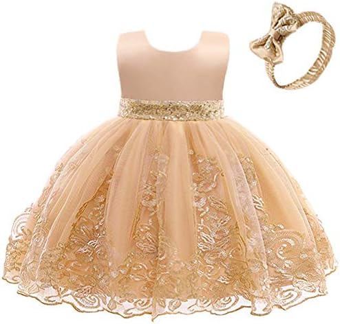 0-6t Big Bowknot lantejas de meninas bebês bordadas vestidos de renda com chapéu