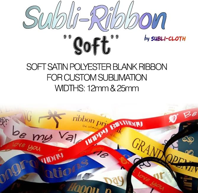 Cinta de cetim de subl-ribbon '' Soft '