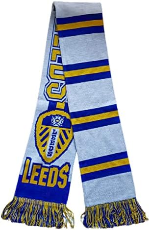 Leeds United FC | Lenço dos fãs de futebol | Malha acrílica premium