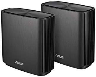 ASUS ZENWIFI AC Cobertura do sistema de malha Tri-Band-band de até 5.400 pés quadrados, AC3000, Wi-Fi, Segurança de rede livre de vida