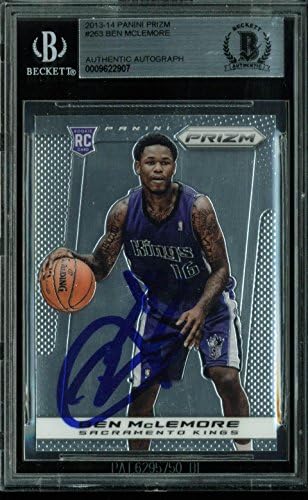 Kings Ben McLemore Cartão assinado 2013 Panini Prizm RC 263 Bas Slabbed - Basketball Slabbed Cards Vintage