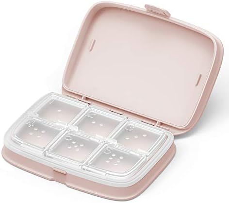 Caixa de comprimidos à prova d'água ZDQZC - Organizador de comprimidos de viagem Caixa de comprimidos com compartimentos