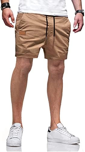 JMIERR Mens Casual Shorts - Algodão Summer Summer Stretch Swill Chino Golf Shorts com bolsos