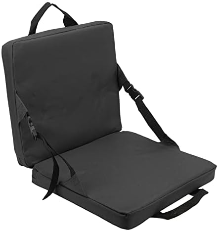 Almofada de assento do estádio portátil DIYDEG, cadeira de piso acolchoado dobrável dobrável ao ar livre com suporte para