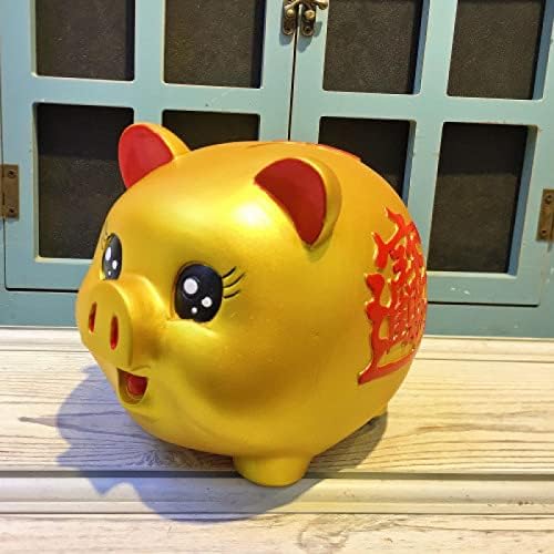 NC Golden Gold Pig Pot Pig Ano criativo desenho animado Piglet grande porco dourado