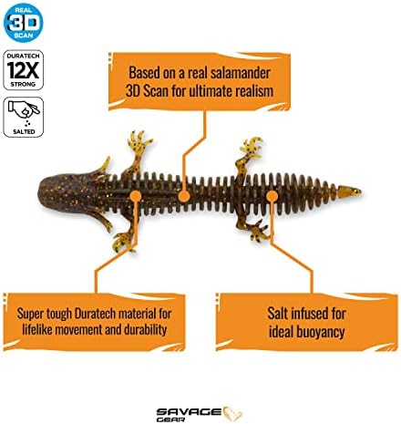 Equipamento selvagem de engrenagem selvagem ned salamandra 3 '5 pcs abóbora verde um tamanho