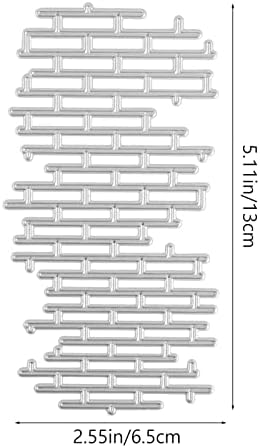 Corte de corte irregular de tijolos Matas de corte de parede Cortes de corte cortes de matrizes DIY Modelo