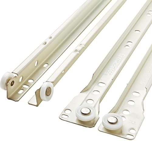 Franklin Brass D68822K-W-B Slide de montagem de fundo de fundo autônomo 22 , White, 10-Pack