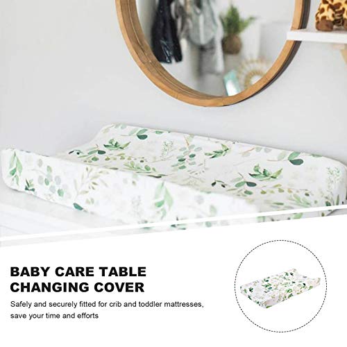 Kisangel Toddler Bed Mattress colchão colchão de colchão Mudança de alteração da almofada Capas de folhas Padrão de fraldas