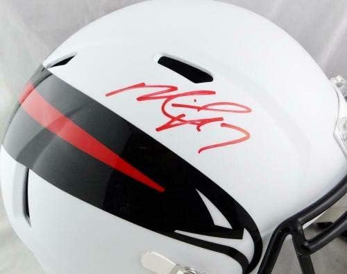 Michael Vick autografou Atlanta Falcons f/s Capacete de velocidade de amp - PSA Auth *Red - Capacetes NFL autografados