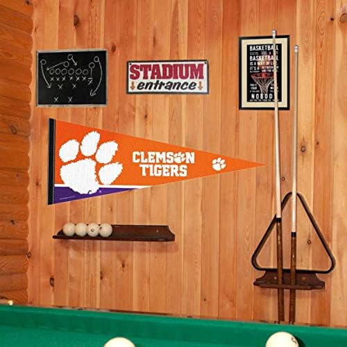 Clemson Tigers Ginadão de feltro em tamanho real