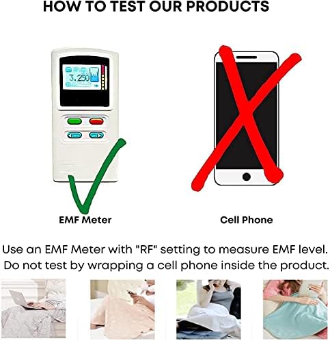 Proteção da radiação Wzglod cobertor grávida Maternidade 5G Anti-radiação coral lã Bobertor EMF escudo escudo de pano de fibra