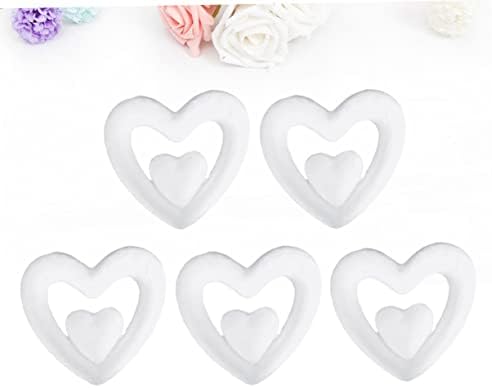 Holibanna 5pcs ornamentos corações decoração modelagem de ornamentos organizando molde esfera branca modelagem de maides de natal