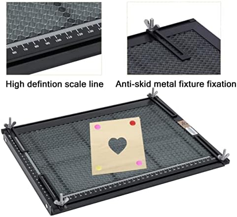 Canteiro a laser de favo de mel 380x284x20mm, mesa de trabalho de favo de mel com placa de alumínio para CO2 ou máquina