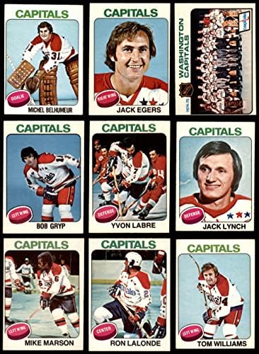 1975-76 OPEE-CHEE Washington Capitals Set Set Washington Capitals-Hockey Ex Capitals-Hockey