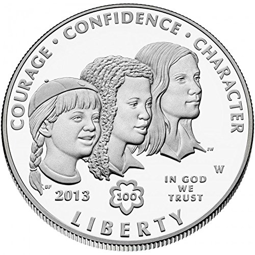 2013 W Scouts comemorativo Dollar Girls com OGP $ 1 Prova Us Mint