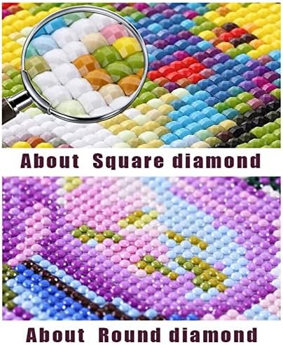 Grandes nuvens de cor de pintura de diamante por kits de números, DIY 5D Diamond Diamond Square Frill Drill Stitch Crystal