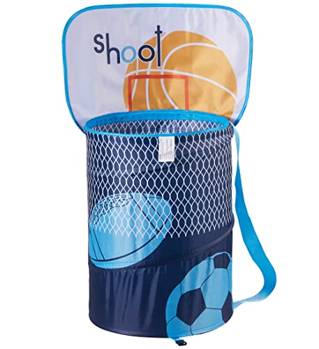 AO BLARE 14x19inch Basketball Basketball Hop Toy Bucket Roupa Roupes Rousper Toys Best Storage Balde