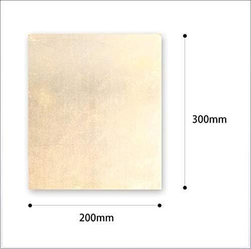 Placa de latão de metal Haoktsb Placa de folha de folha fina de folha de cobre de cobre puro Placa de papel alumínio
