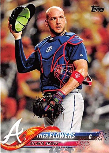 2018 Topps 328 Tyler Flowers ATLANTA BRAVES Baseball Card