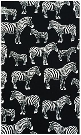 Handmade Zebras Cotton Guest Checks Apresentadores de bolso de dinheiro, titular de livros de cheques para restaurante,