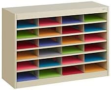 Produtos SAFCO 9264GR E-Z Store Steel Project Organizer, 18 compartimento, cinza