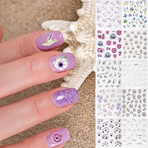 UNIG Watermark 5D adesivo de unhas em relevo com unhas adesivo de unha adesivo de unha mascarada Diy adesivo de unhas jóias de