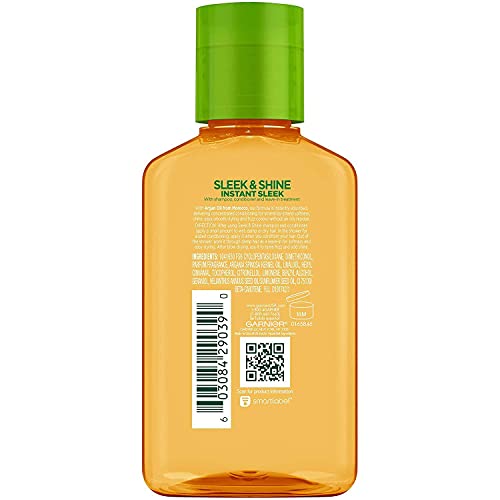 Garnier Fructis Sleek & Shine Marroquino Tratamento de óleo elegante para cabelos crespos