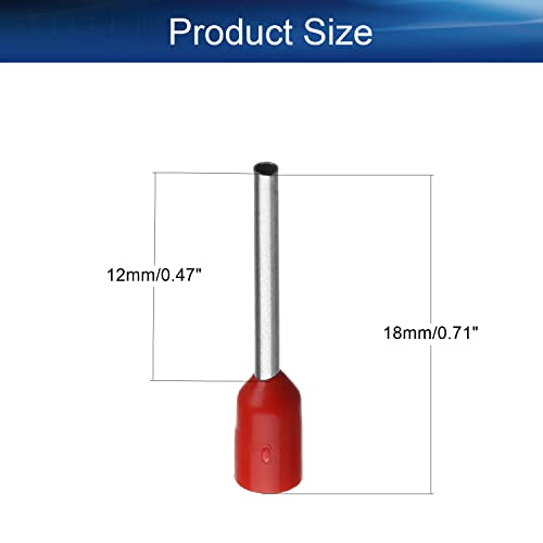 Heyiarbeit 1000pcs awg 22/0,5mm2 Ferrule Crimper Pleier Isoll Pin Pin Terminal Terminal Final, Ferrules de arame Terminais,