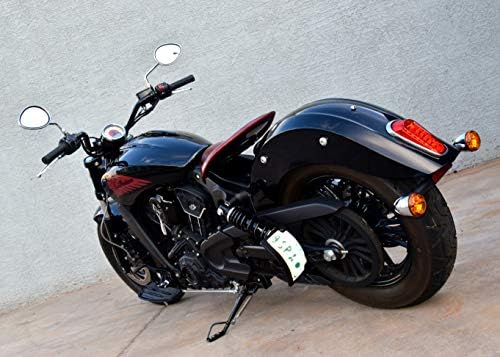 Jbsporty Scout Indian Scout Half Moon Placa Placket Monte 1/2 Montagem de choque