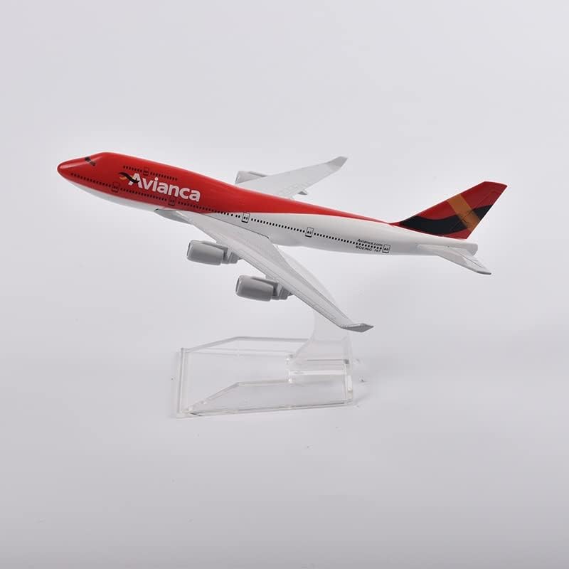 Taxa de deslizamento de Lukbut de obras de arte pintadas para: 16 cm Avianca Boeing 747 Modelo Aeronave Modelo Aeronave