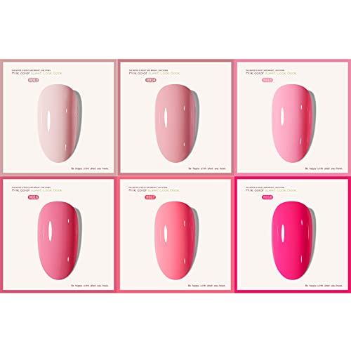 Kit de esmalte em gel de unha diao79ni- 6 cores