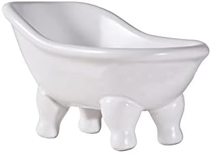 Arte Clawfoot Clawfoot Bathtub Victorian em forma de porcelana Bar Soop Sopa Disher Bandejas de presente de banheiro de banheiro