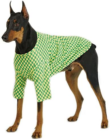 Lucky Petter camisa de cachorro xadrez pequeno para cães pequenos camisetas camisetas de cachorro Camisa de algodão de algodão macio