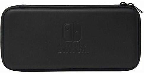 FOX Micro Carry Case Compatível com Nintendo Switch - Black Protective Hard Travel portátil Carry Shell Pouch para Nintendo
