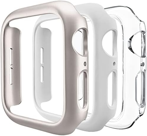 3 pacote compatível para a estojo de relógio Apple 45mm Série 8 série 7, estrutura de proteção contra case de para -choque