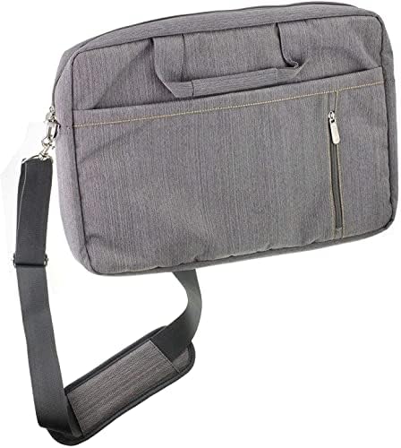 Navitech Grey Grey Sleek Water Resistente Travel Bag - Compatível com o laptop de 14 flip de 14