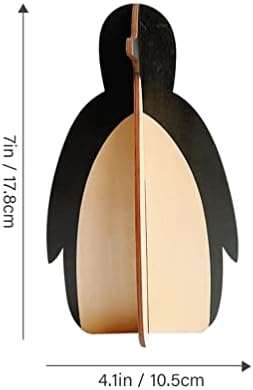 Óculos de sol Zerodeko Kids Óculos de sol Ool: óculos de sol Creative Wood Penguin Pengur Displa