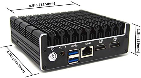 Protectli Vault FW2B - 2 porta, Micro Appliance/Mini PC - Intel Core, AES -NI, 4 GB de RAM, 32 GB MSATA SSD