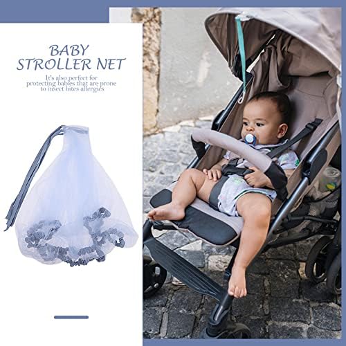 Rede de Kisangel para NET de Bug Stroller para carrinhos BassiNets berçam mini -berço carrinhos de bebê azul