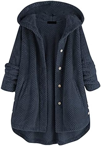 Jackets Nokmopo para Mulher Fashion Fashion Autumn/Winter Compoled reversível lã Sweetshirt Jacket