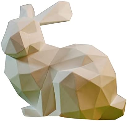 Modelagem de coelho escultura de papel Diy Creative origami quebra