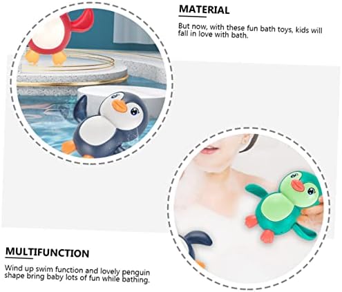 Toyandona 3pcs Clockwork Toy Bath Toys for Kids Educational Toys for Kids Bath Toys Para criança Flutuante Bathtub Toys Inflável